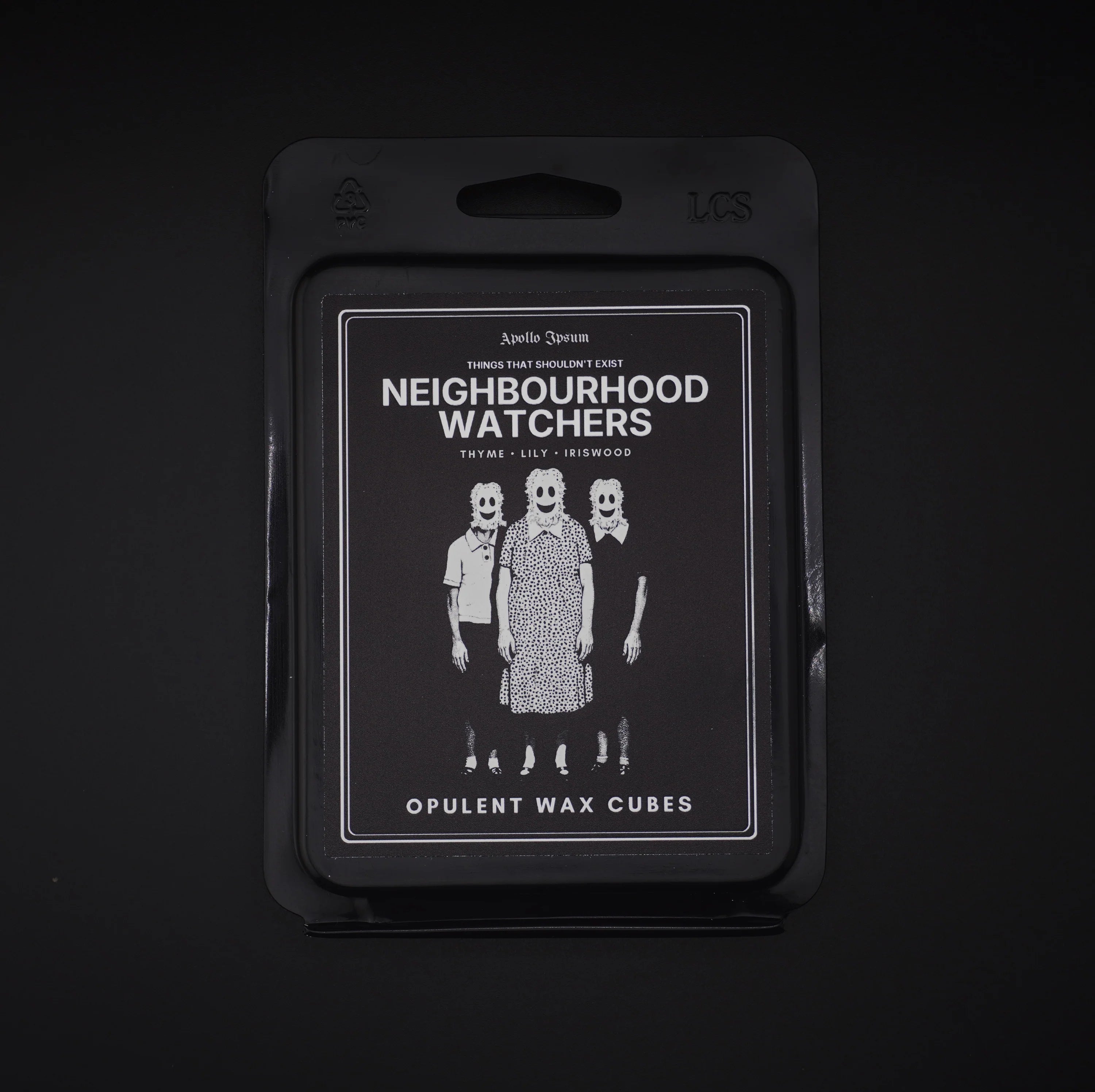 Neighbourhood Watchers Opulent Wax Cubes soy wax melts by Apollo Ipsum