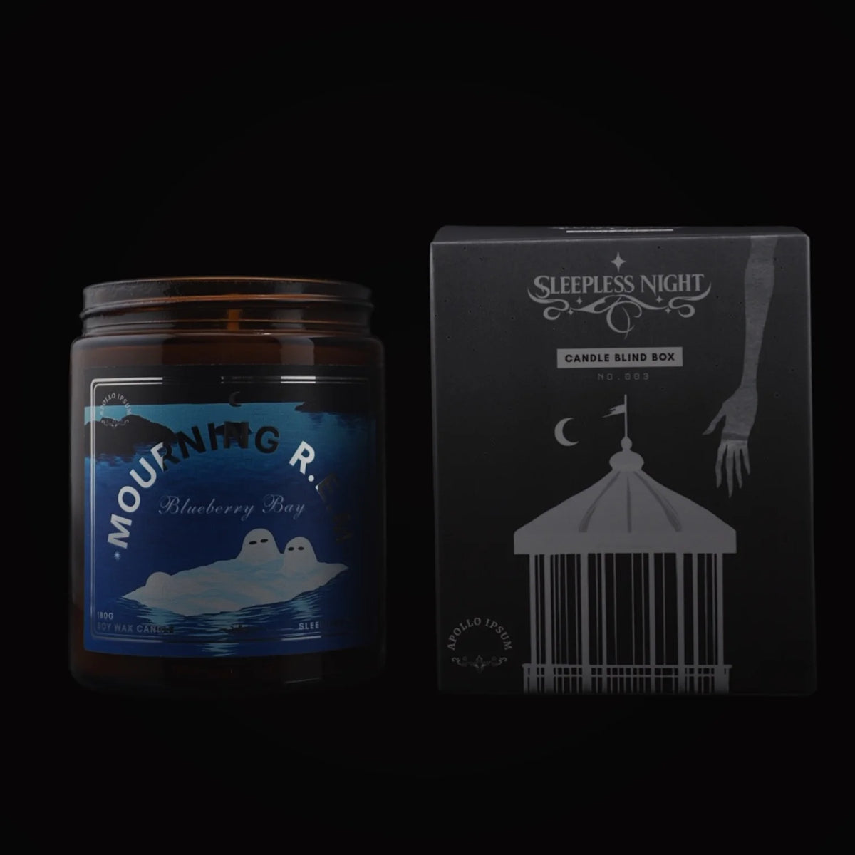 Sleepless Night Candle Blind Box (Series 3) candle blind box – product view 9