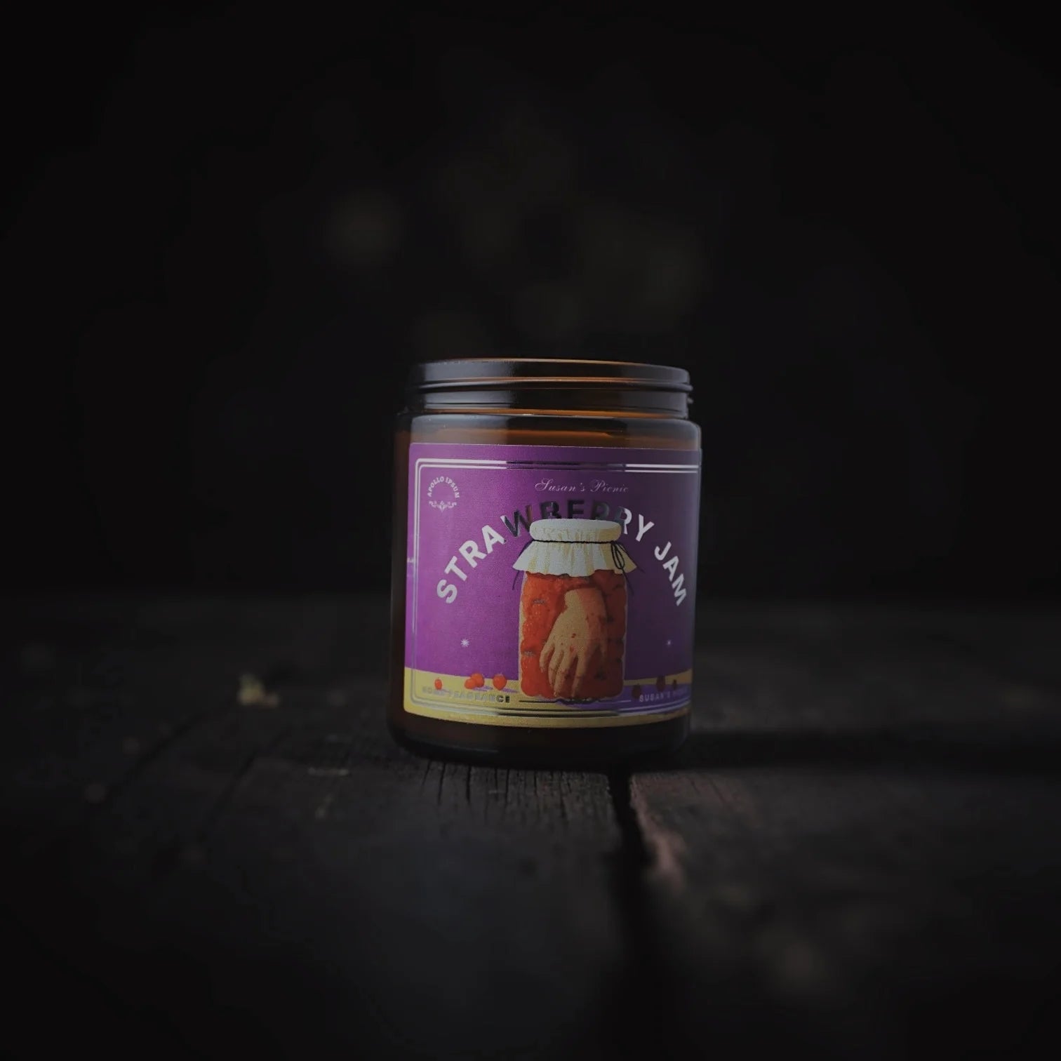 Strawberry Jam scented candle – product view 5