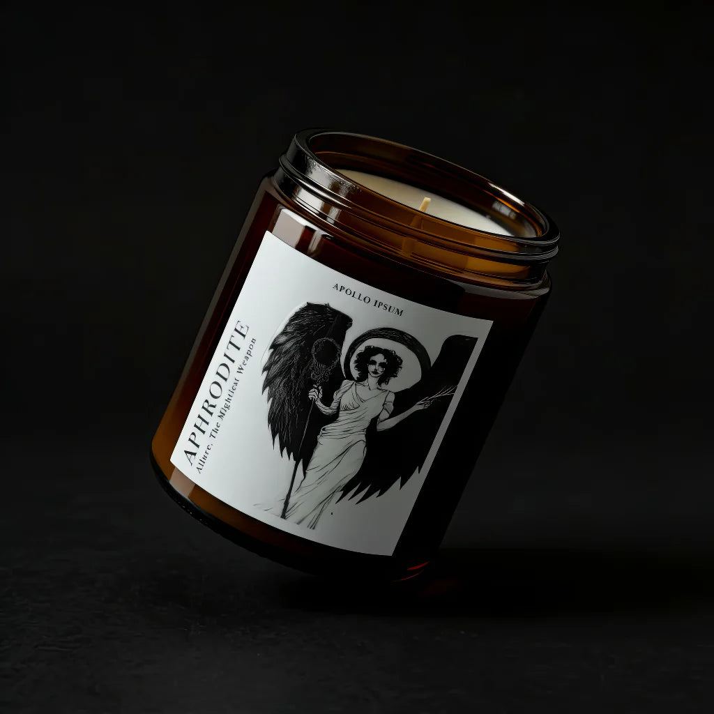 Aphrodite scented candle by Apollo Ipsum