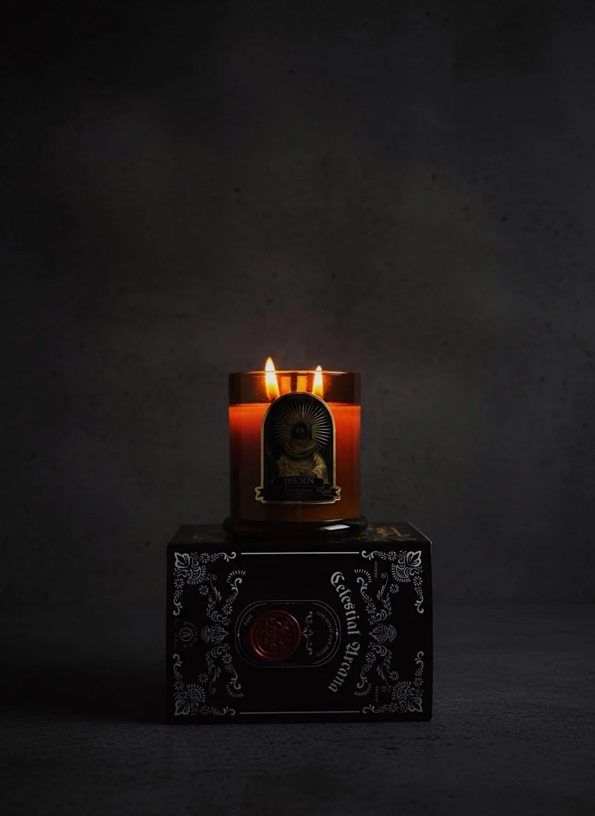 The Sun - Celestial Arcana scented candle – product view 3
