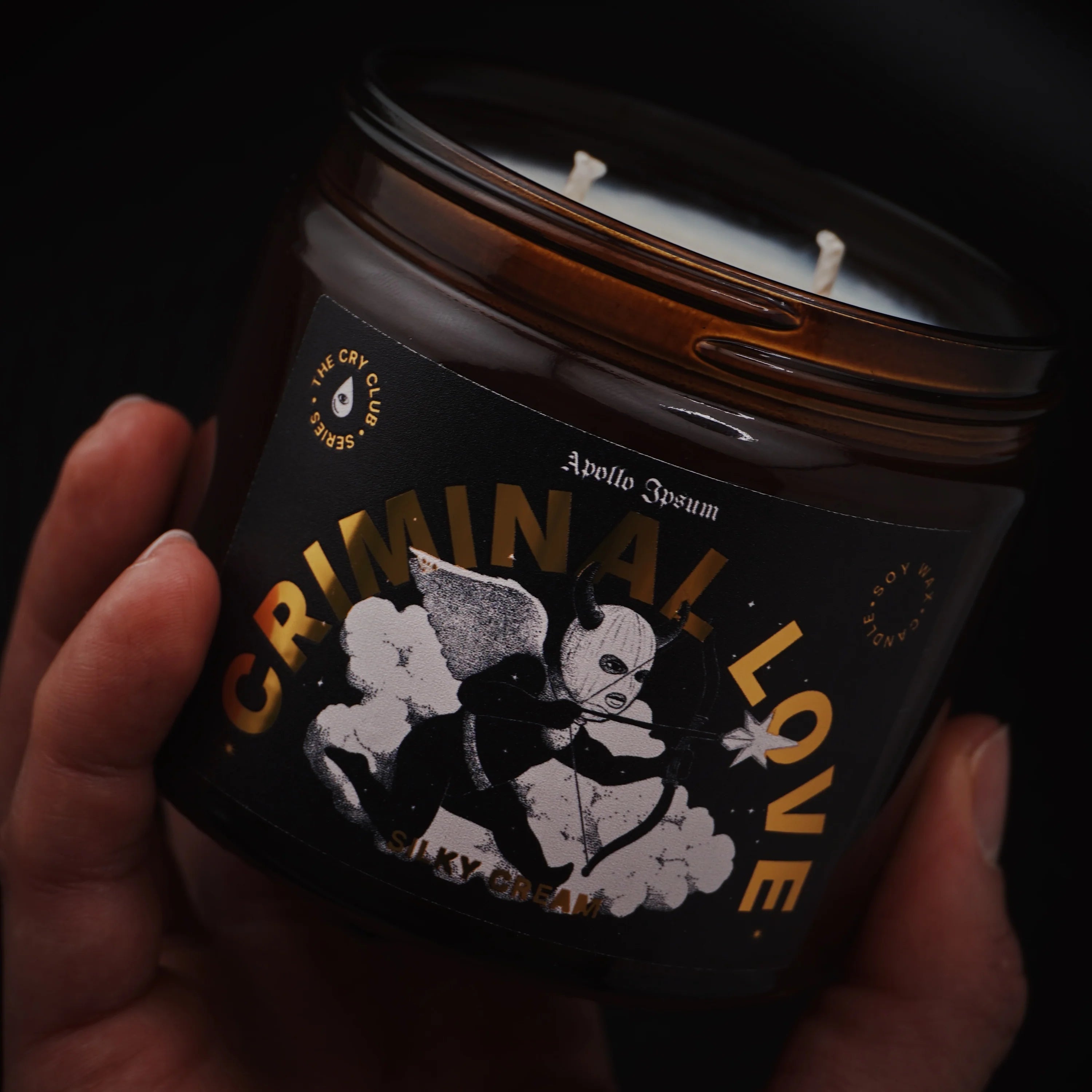 Criminal Love scented candle – product view 3