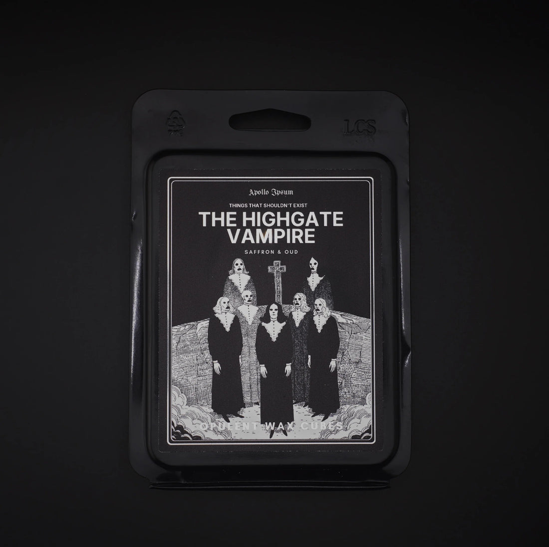 The Highgate Vampire Opulent Wax Cubes soy wax melts by Apollo Ipsum