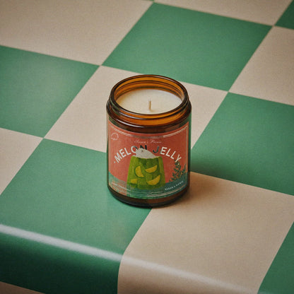 Melon Jelly scented candle – product view 2