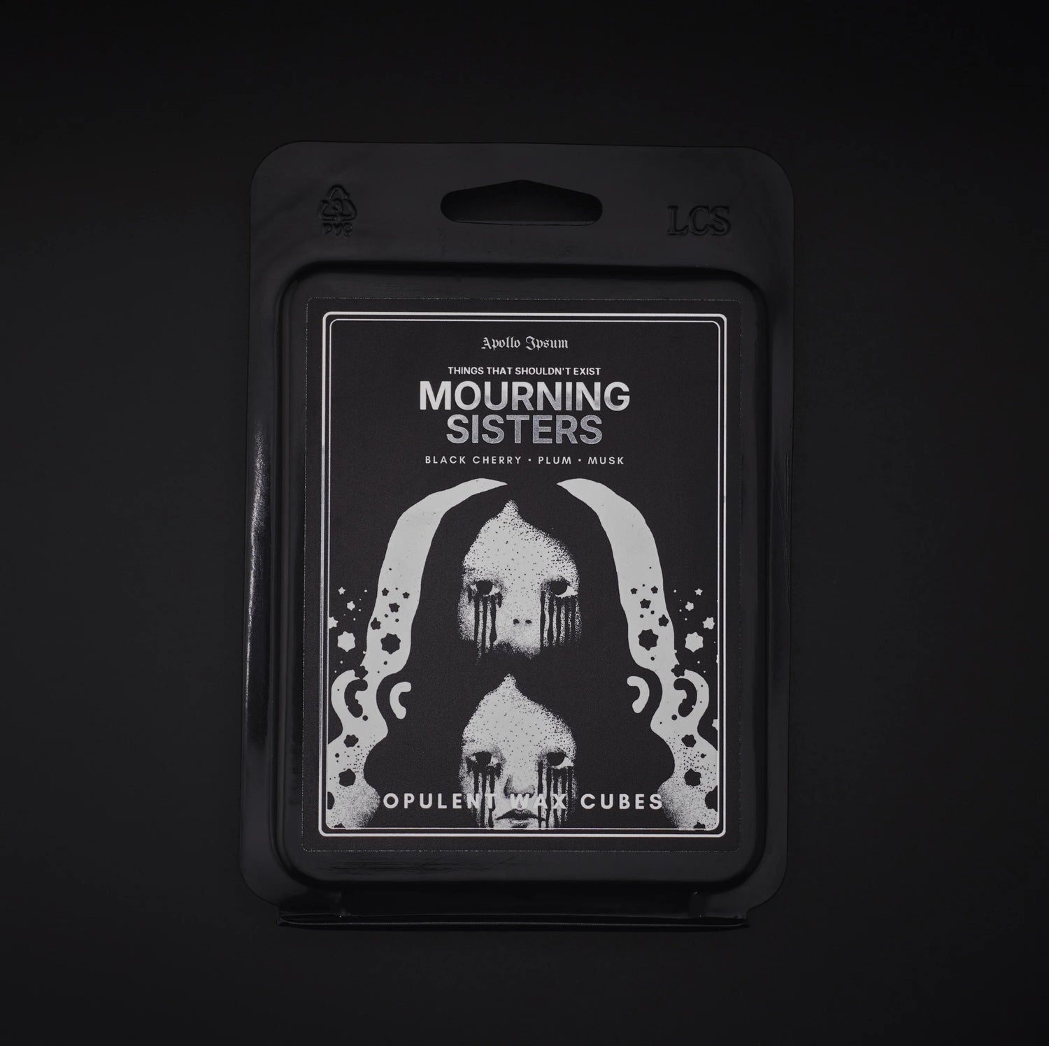 Mourning Sisters Opulent Wax Cubes soy wax melts by Apollo Ipsum