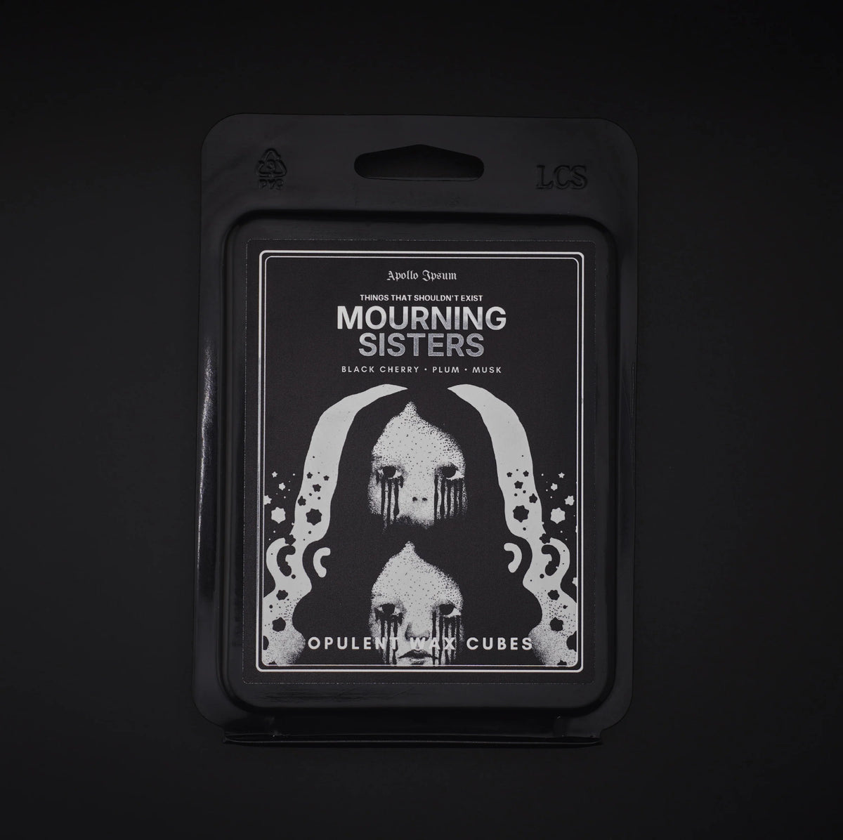 Mourning Sisters Opulent Wax Cubes soy wax melts by Apollo Ipsum
