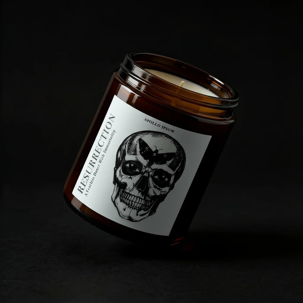 Resurrection scented candle by Apollo Ipsum