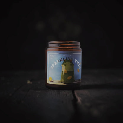 Sparkling Yuzu scented candle – product view 3