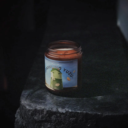 Sparkling Yuzu scented candle – product view 4