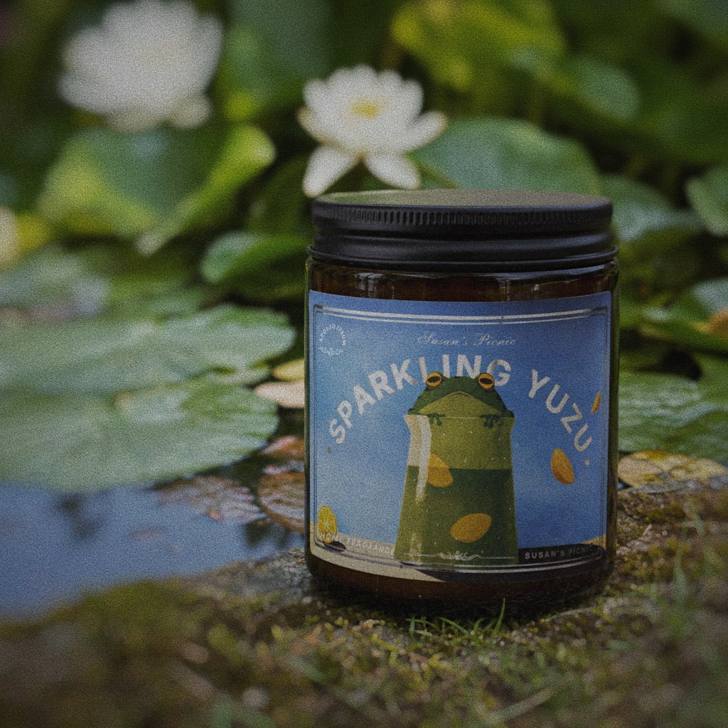 Sparkling Yuzu scented candle – product view 5