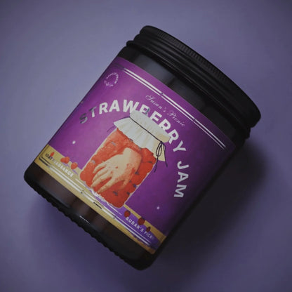Strawberry Jam scented candle – product view 4