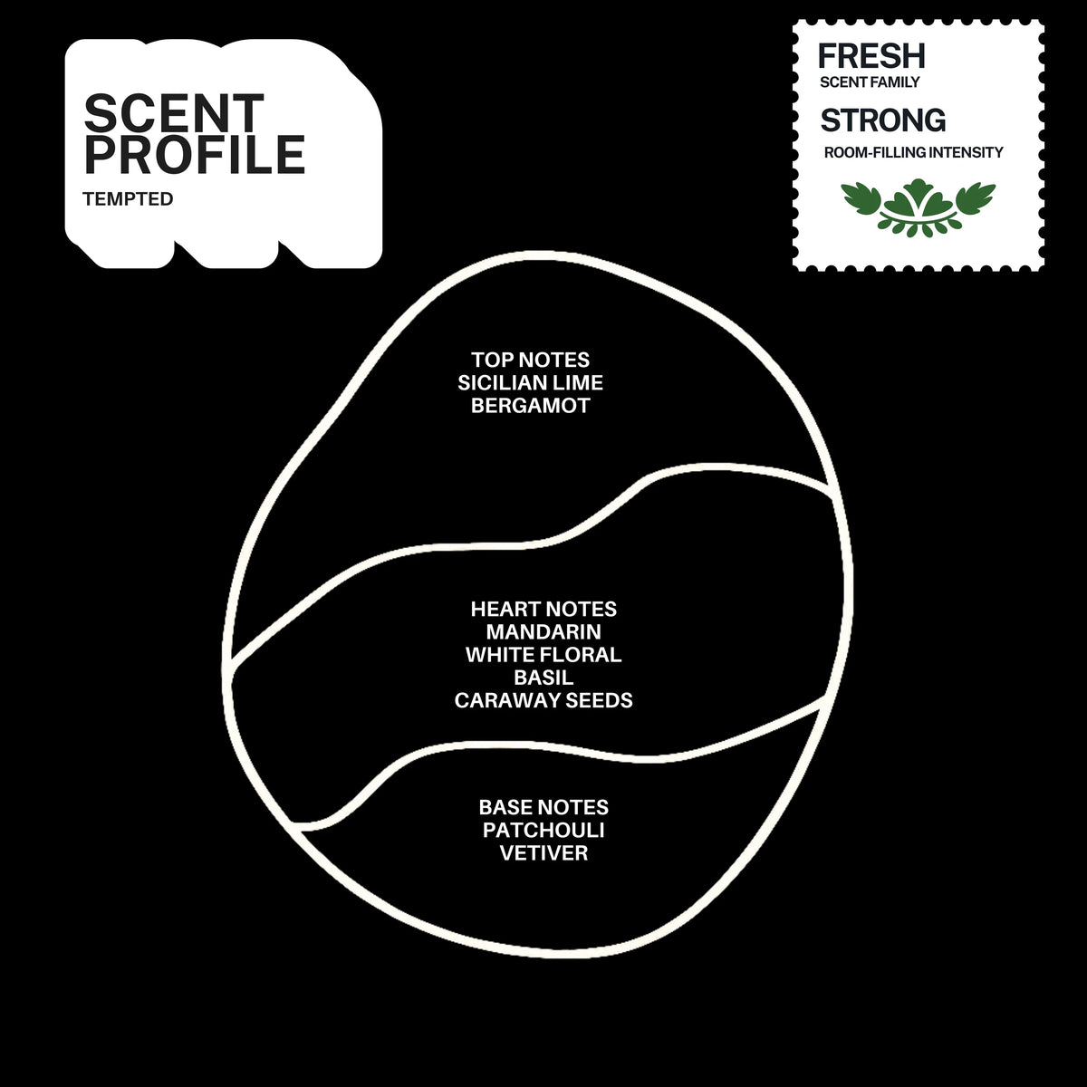 Tempted scented candle – product view 4