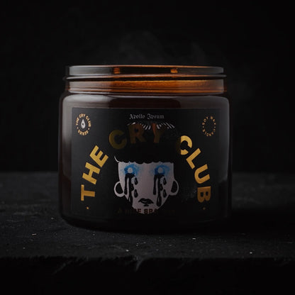 The Cry Club scented candle by Apollo Ipsum