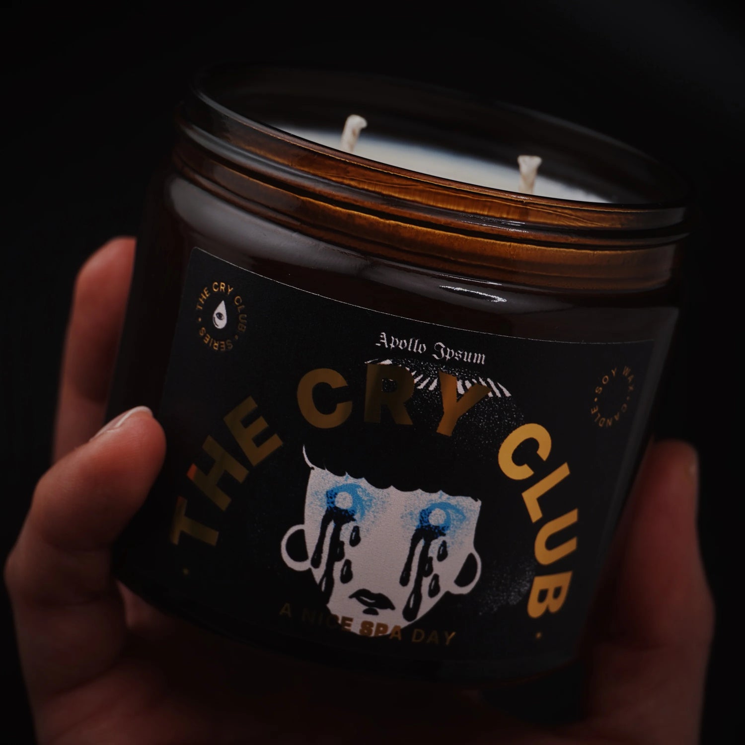 The Cry Club scented candle – product view 7