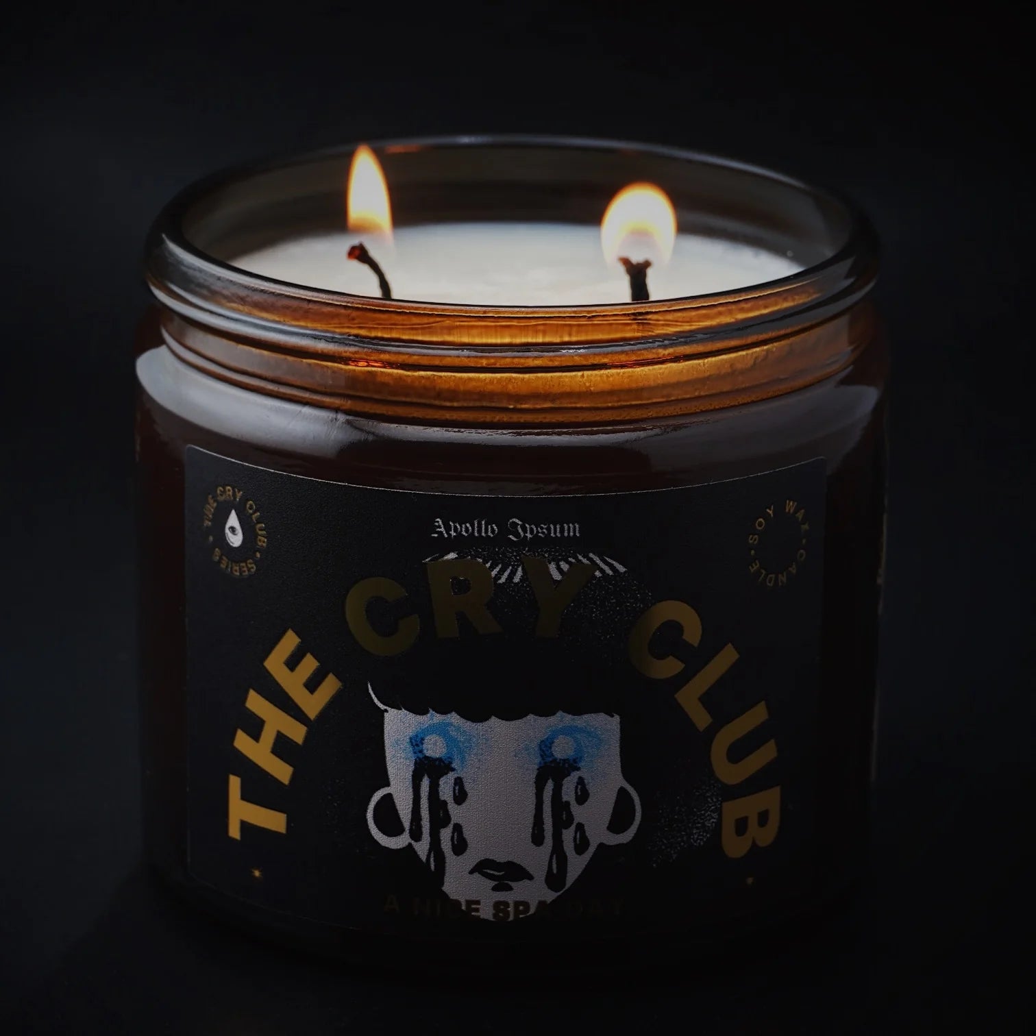 The Cry Club scented candle – product view 4