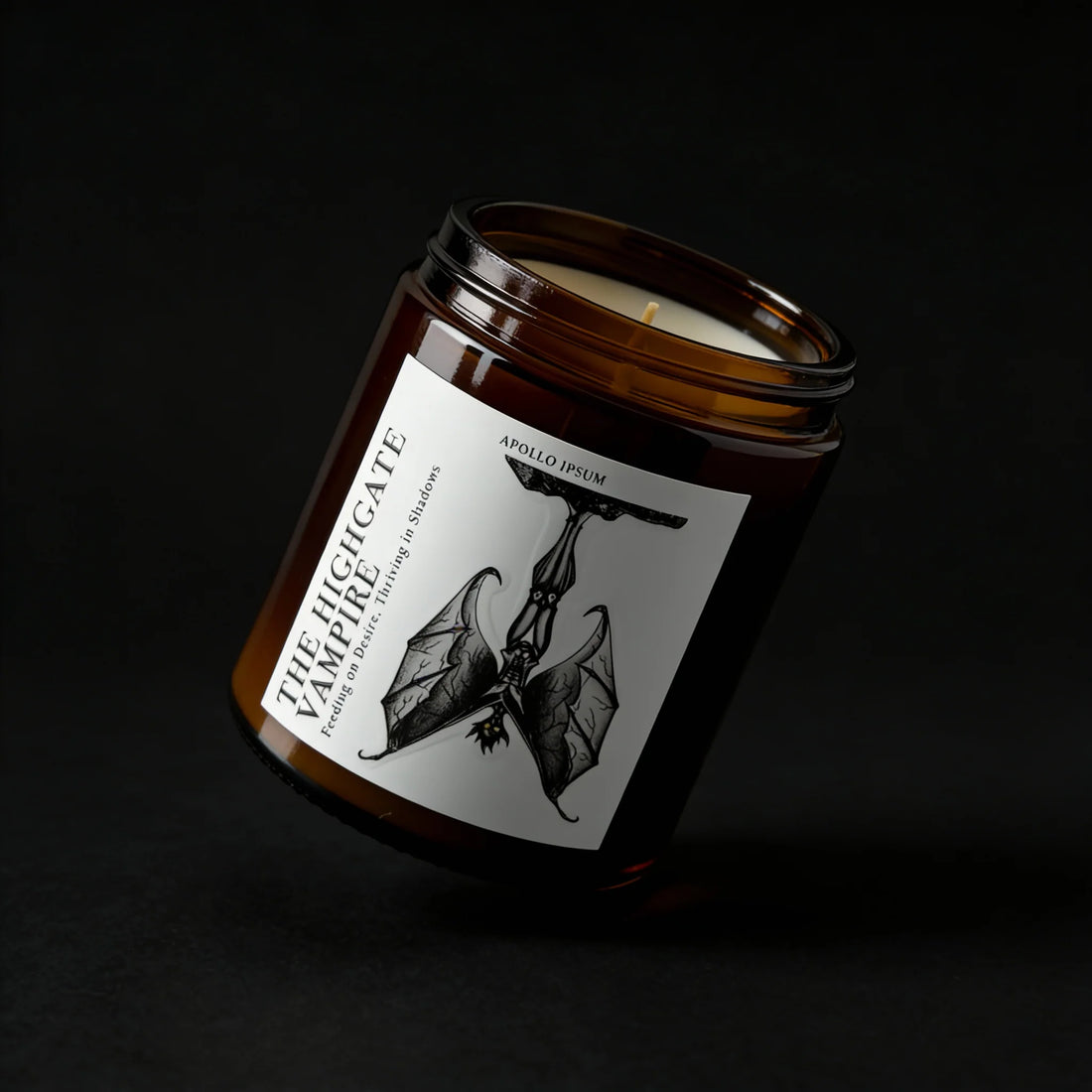 The Highgate Vampire scented candle by Apollo Ipsum