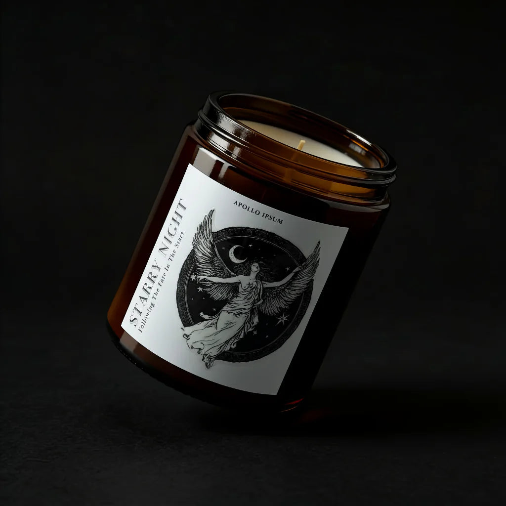 The Starry Night scented candle by Apollo Ipsum